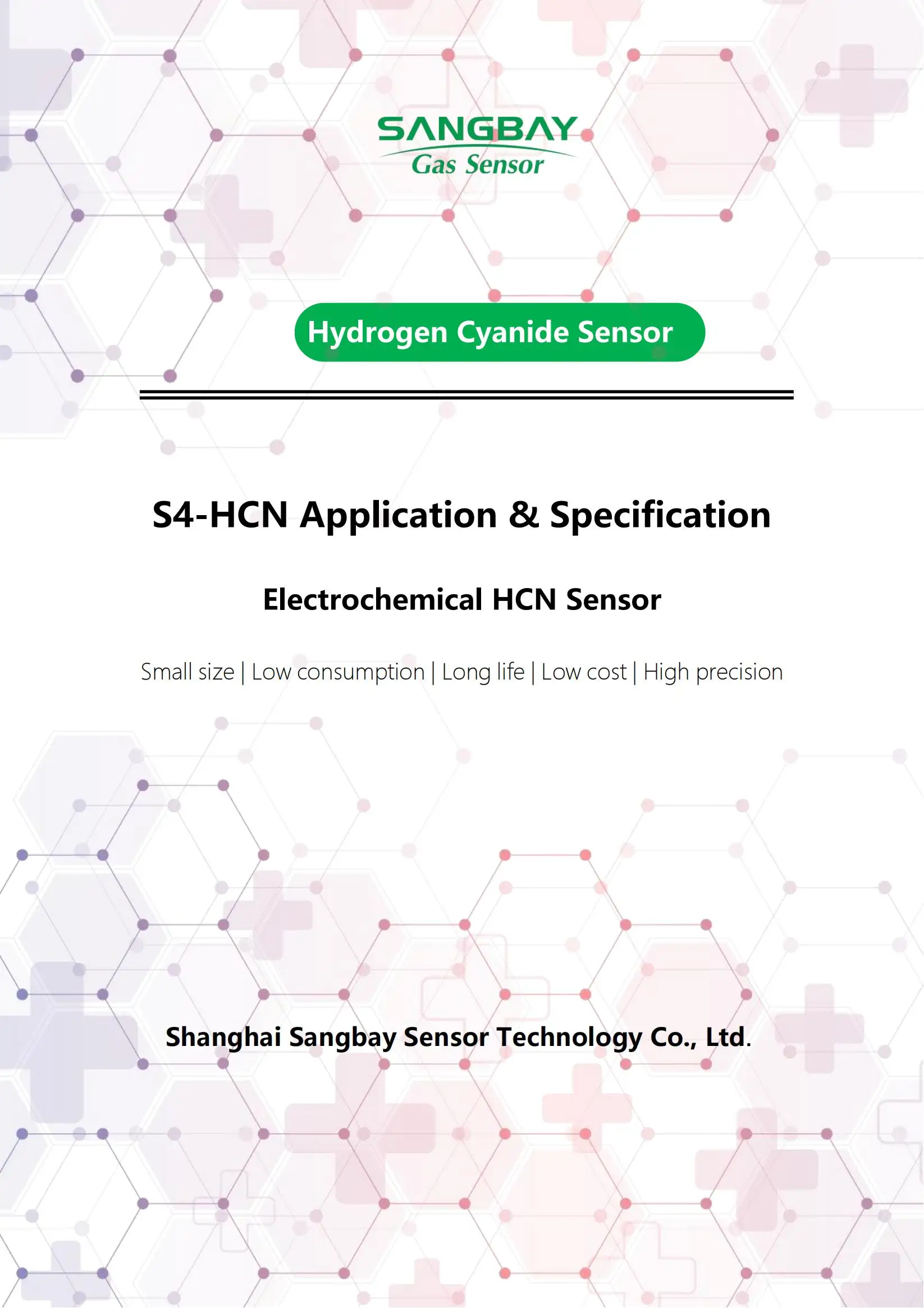 Electrochemical Hcn Gas Sensor For Sale Electrochemical Gas Sensor