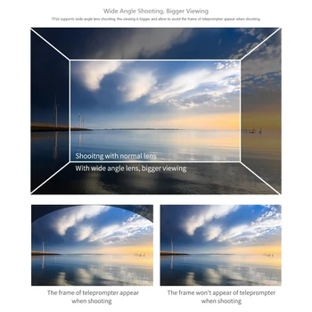 FEELWORLD TP16 16 inch Big Screen Tablet Horizontal Vertical Prompting Prompters Portable Folding Teleprompter detail image