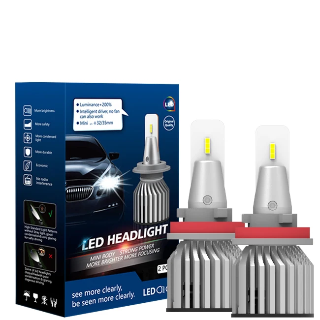 6000lm Led キセノン白色led 車変換csp 光源led Led ヘッドライト電球h11 Buy Led ヘッドライト電球product On Alibaba Com