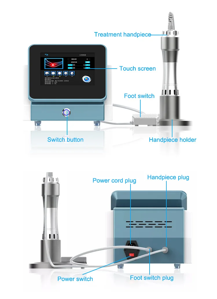 Eswt Shockwave Therapy Machine Physiotherapy Muscle Building  Electromagnetic Shockwave Therapy - China Shock Wave, Eswt Shockwave Therapy  Machine