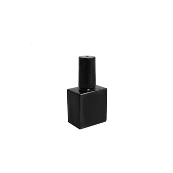 Small-Capacity Portable Light-Proof Nail Polish Bottles 5ml 10ml 15ml Black Brush Cosmetic Packaging with Dropper Sealing