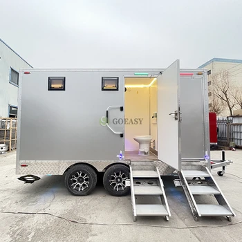 Goeasy New Product Mobile Shower Toilet Mobile Toilets Bathroom Portable Restroom Trailers For Sale