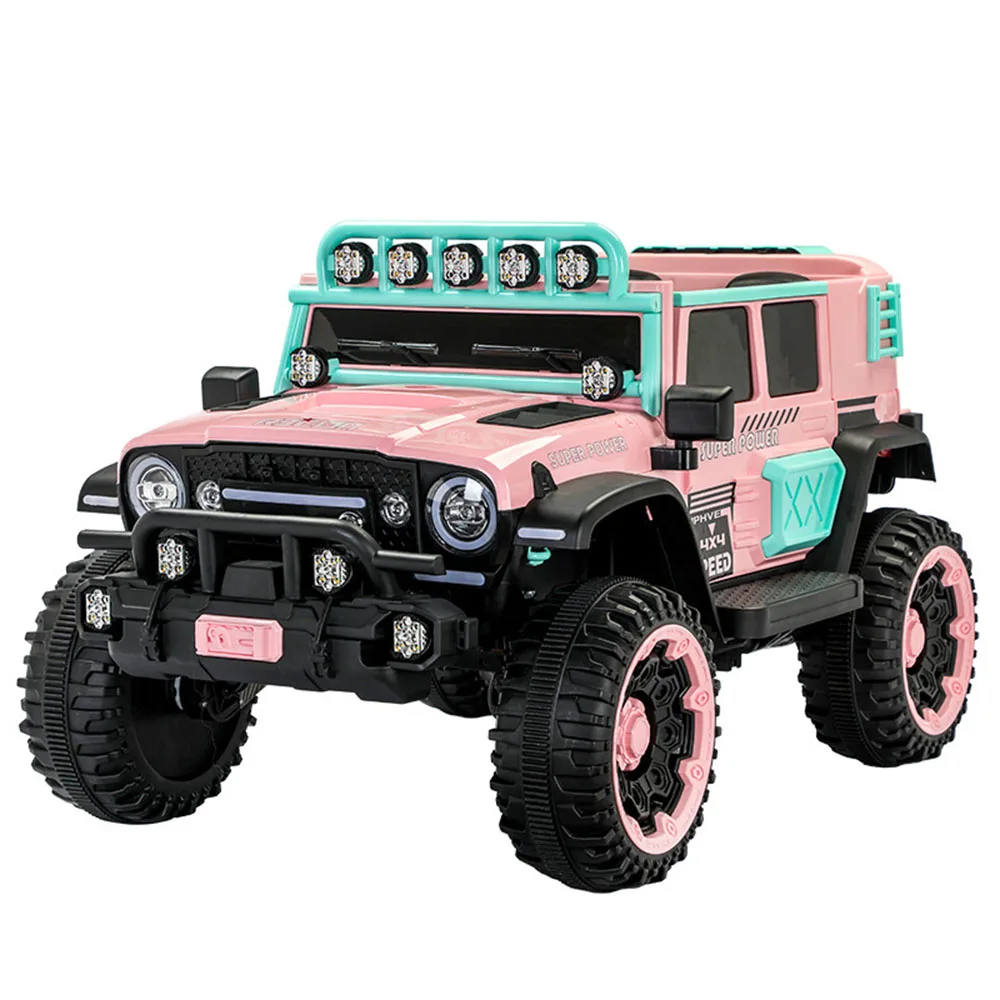 Children Parent-Child Electric 4WD Off-Road Vehicle Double Seater Baby Toy Car Remote Control Battery Powered Car