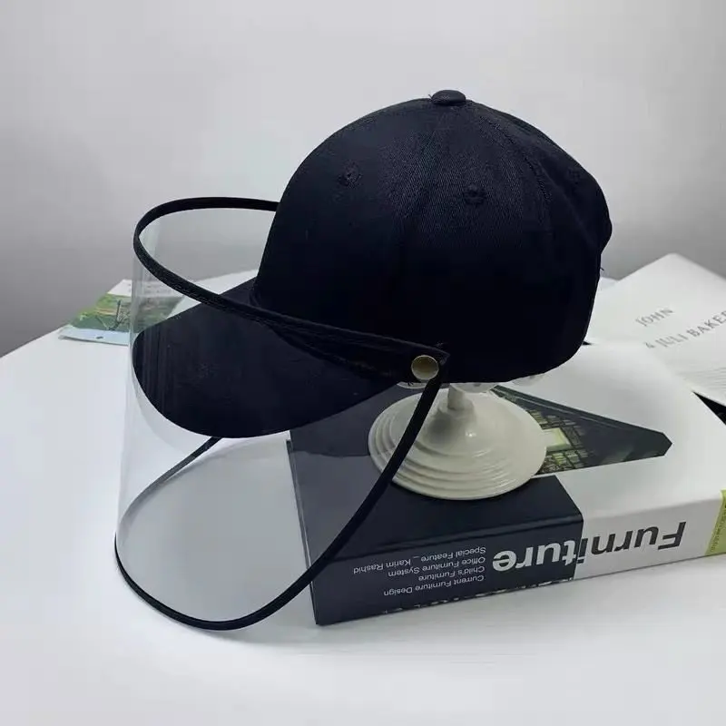 Reusable eco pvc sun cap transparent plastic cap in stock fast delivery