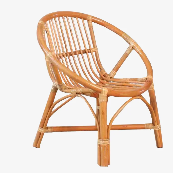 large round cane chair