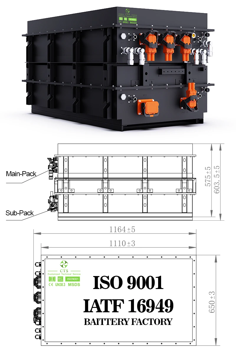 product cts high voltage 614v 60kwh 120kwh lithium ion battery system airport ground service equipment gpu with aircraft power unit-10