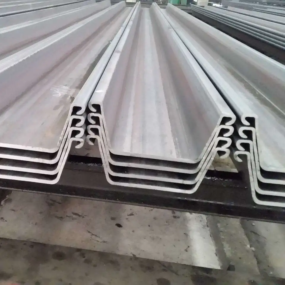 400*170 600*130 U Shape Steel Sheet Pile Type 3 Fsp III Sheet Pile Hot  Rolled U & Z Type Sheet Pile With Factory Price