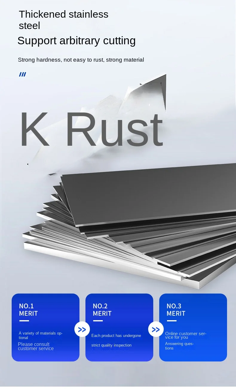 Competitive Price Customized SS304 Stainless Steel Sheet Plate High Quality Metal Product