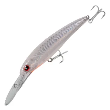 Leurre De Traîne Noeby Minnow 18cm - 67g, Nage 0-4m, Couleur Jaune/rose Pailleté