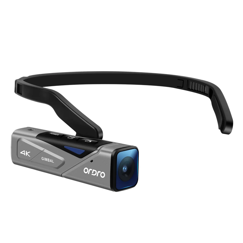 Ordro EP7 YouTube Video Vlog Camera 4K 60fps Head Wearable WiFi POV Filmadora Profissional Gimbal Anti Shake Digital Camcorder