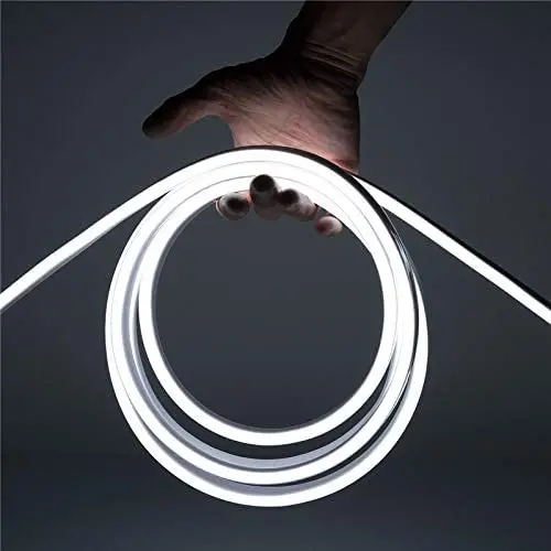 360 Round Neon Led Light Strip 220V 120LED LED SMD2835 NEON Tube Flexible Rope Lights Waterproof for Indoor Outdoor Decoration