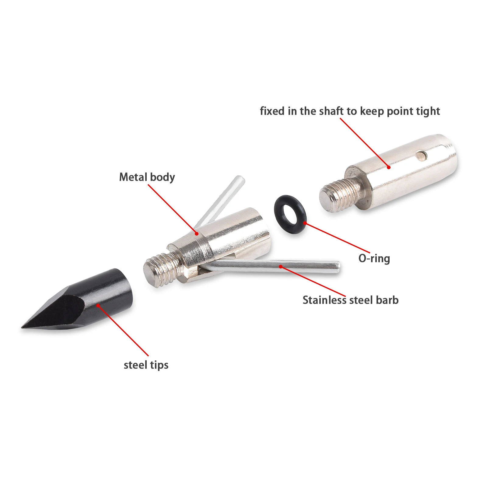 Wholesale bowfishing point tips Broadheads 325Gr