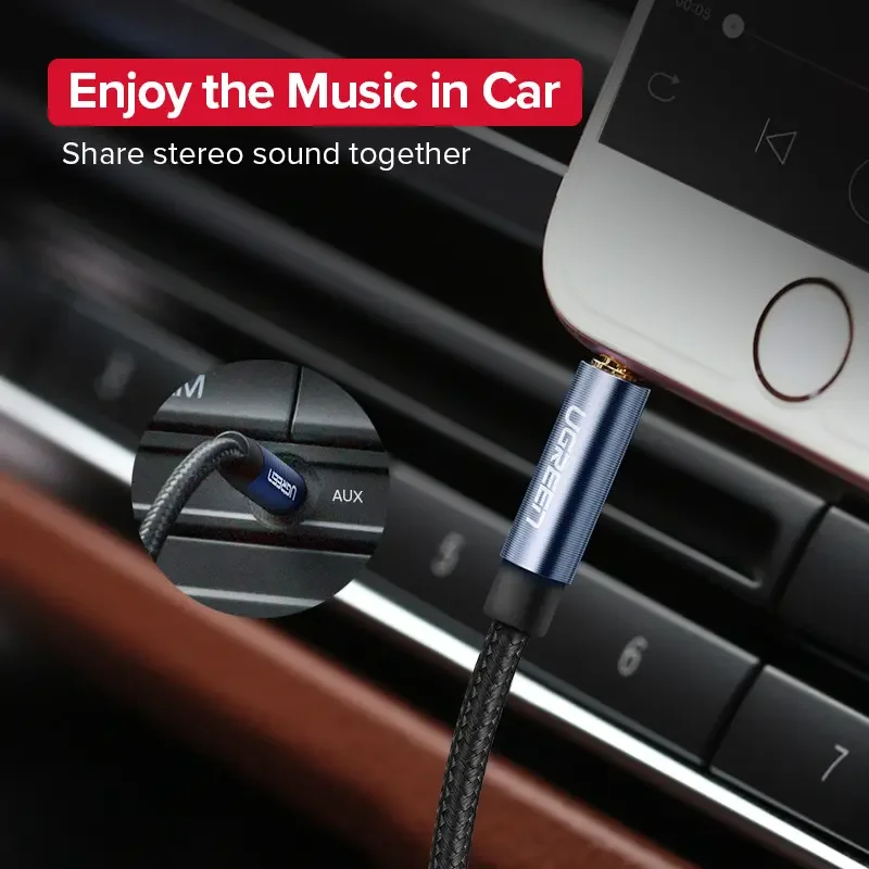 Cavo Audio Ausiliario Jack Da 3,5 Mm Cavo Ausiliario Per Auto Da - Foto 2