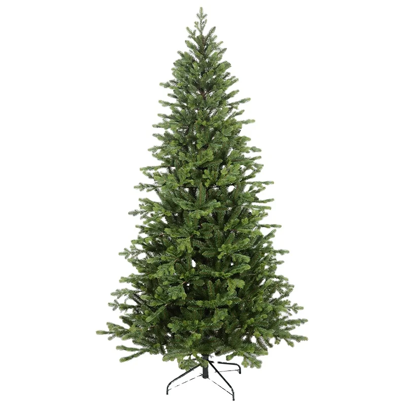 2024 PE PVC Mixed Artificial Christmas Tree with Decorations
