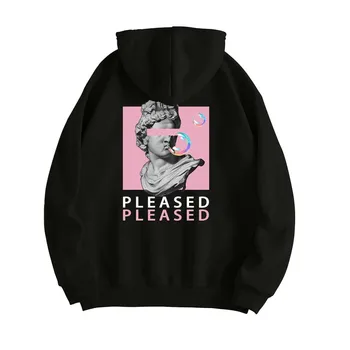 Luxury street wear oversized pullover hoodie Long sleeve crew neck print women custom logo hoodie sweatshirt women hoodie