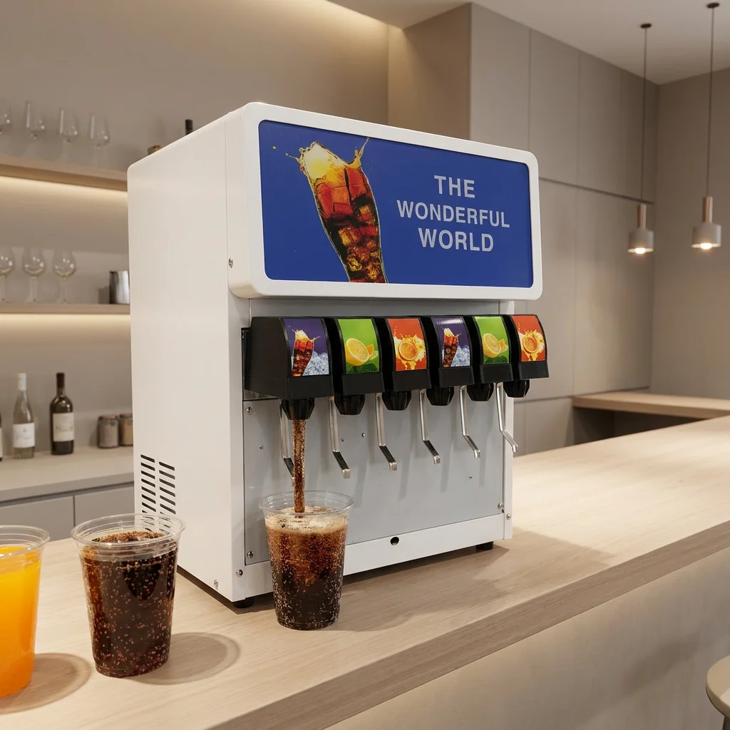 ステンレス製食品グレードソーダディスペンサーマシン（コーラ、ペプシ