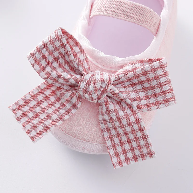 Soft Sole Cheap Newborn Infant Baby Girl Shoes 2025 details