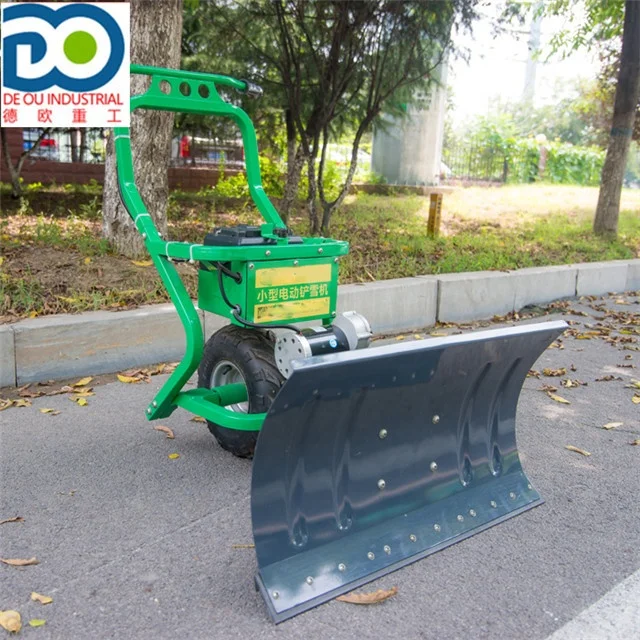 Factory Outlet Hand Push Electric Snowplow   Small Snow Sweeper