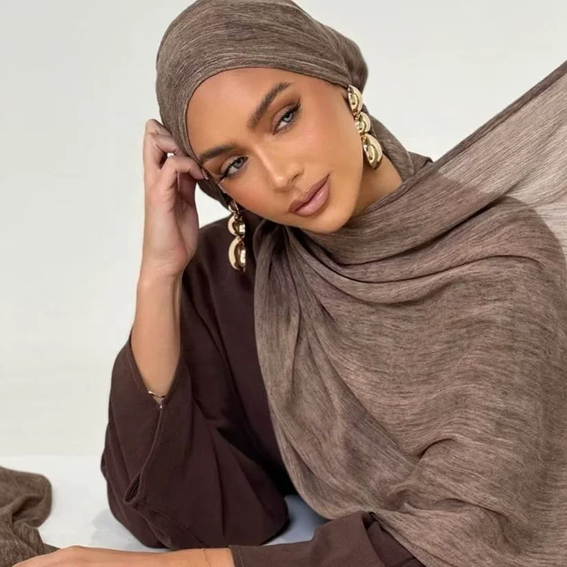 how to wear hijab for round chubby face