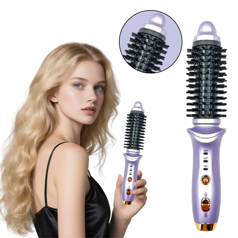 USB Rechargeable Cordless Hair Straightener Brush with 73W Power and 1-3h Charging Time for Easy Hair Styling