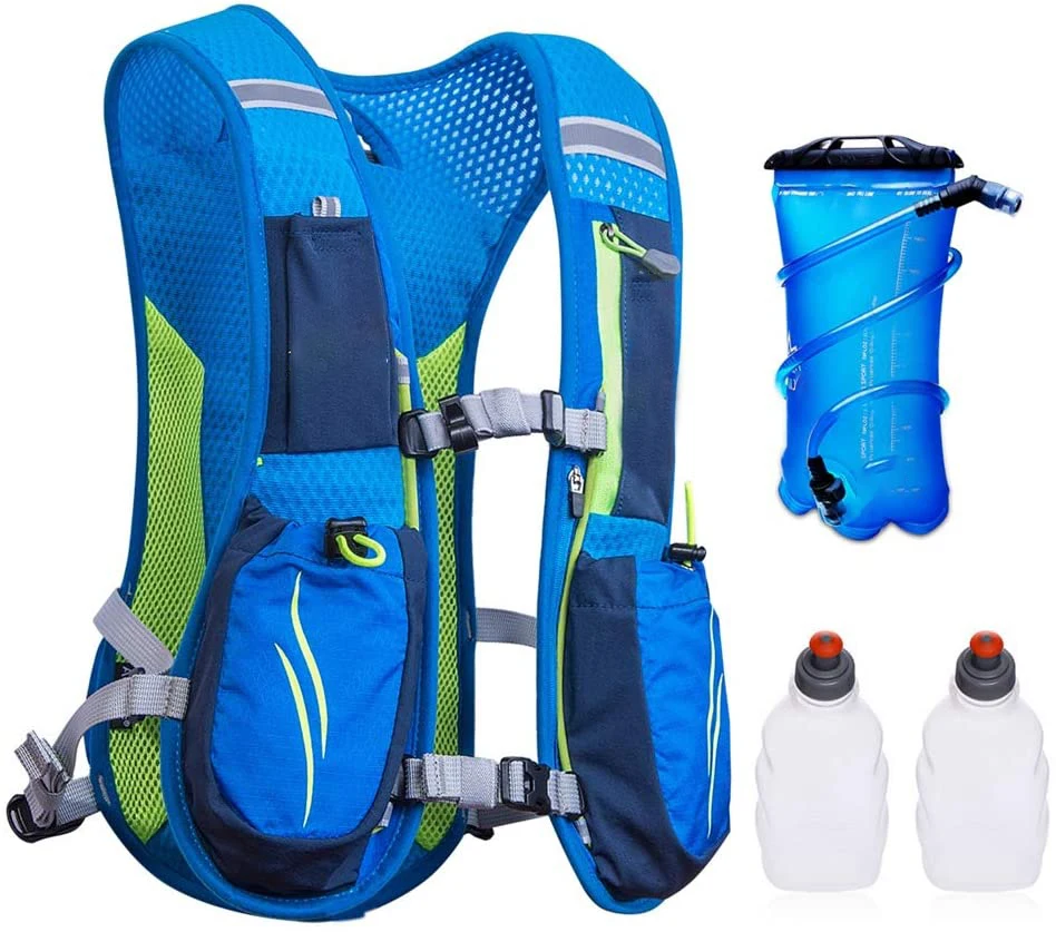 Hydration Packs Trail Running Vest With 2l Bladder Reservoir Marathoner ...