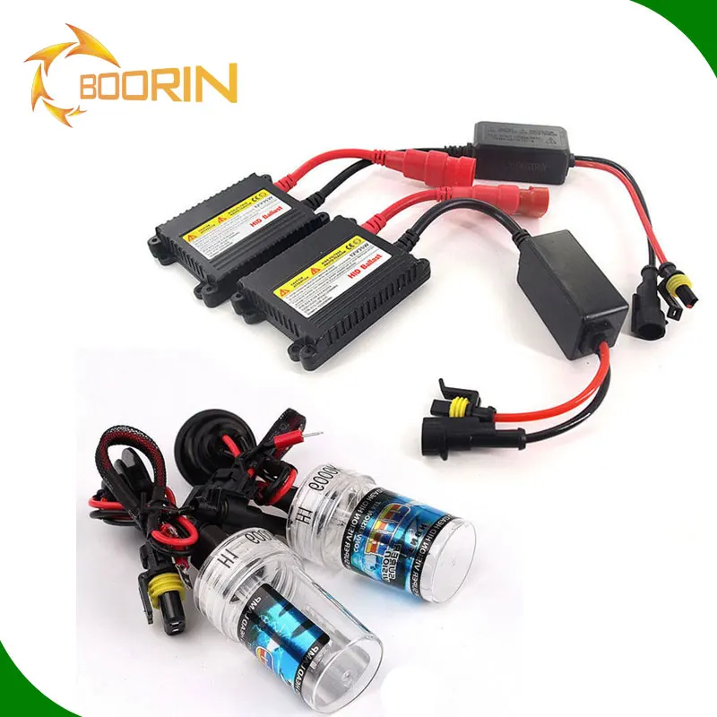 55W 75W 100W HID Slim Ballast HID Replacement Kit D2S H1 H3 H7 9005 880 9007 C 