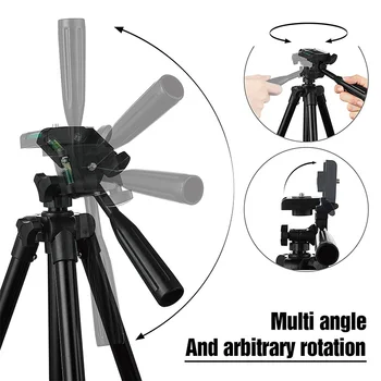 Aluminum Camera Phone Tripod Universal Tripod Smartphone Mount detail image