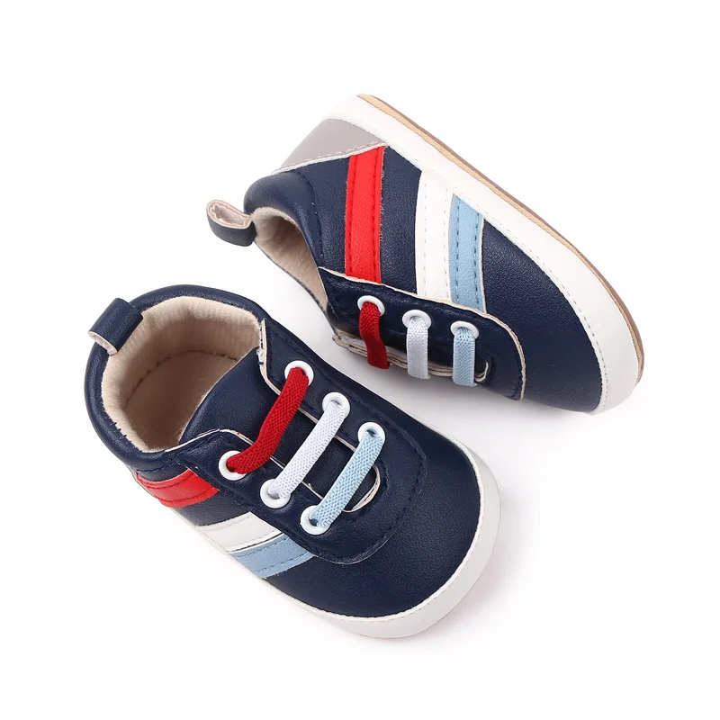 High Quality Soft TPR Anti-slip Outsole Babies Toddler Boy Shoes Prewalker Shoes for Boys details