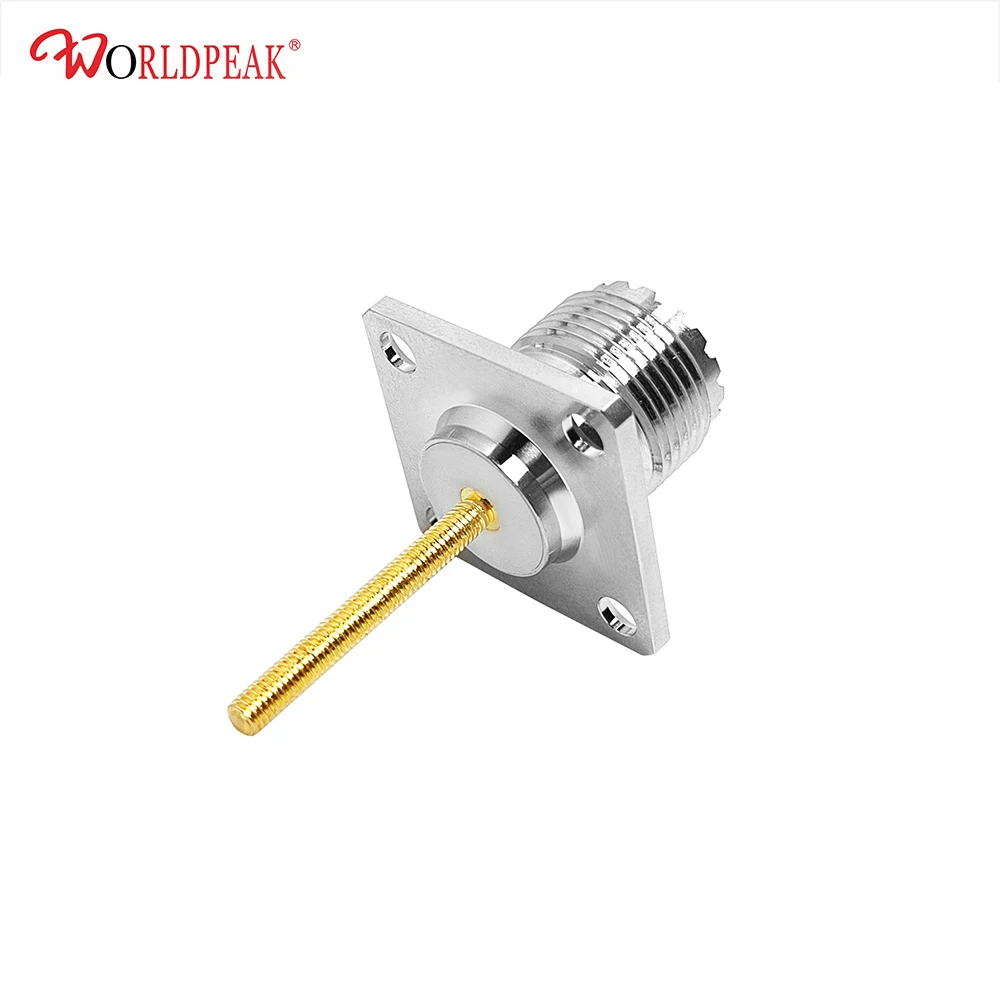 Connettore UHF Femmina SO239 Per Pannello | Montaggio A Telaio, Spedizione Dagli USA