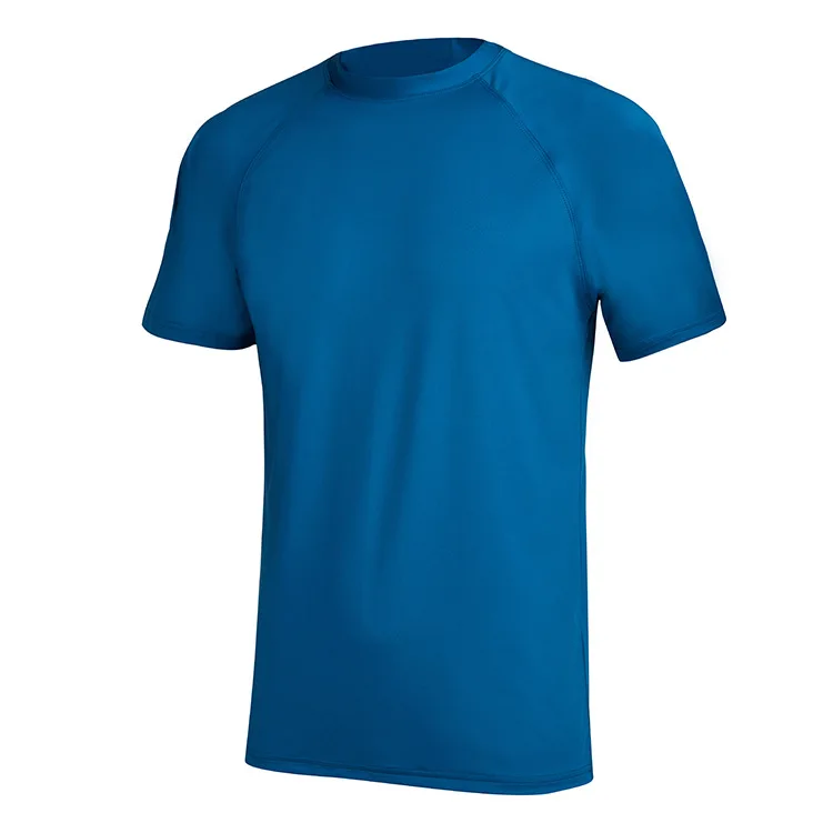 Wholesale Solid Color Rash Guard Surf Shirt Designs Custom Logo Swim Rash Guard Shirts for Men