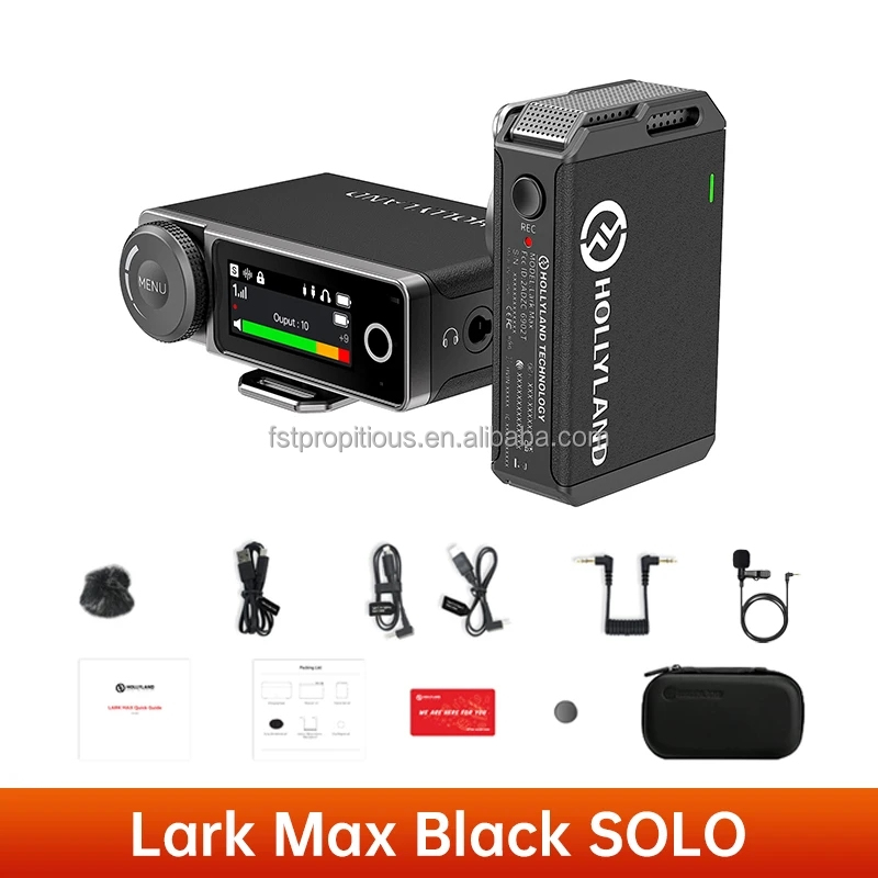 Hollyland Lark Max Wireless Microphone Bundle for Iphone