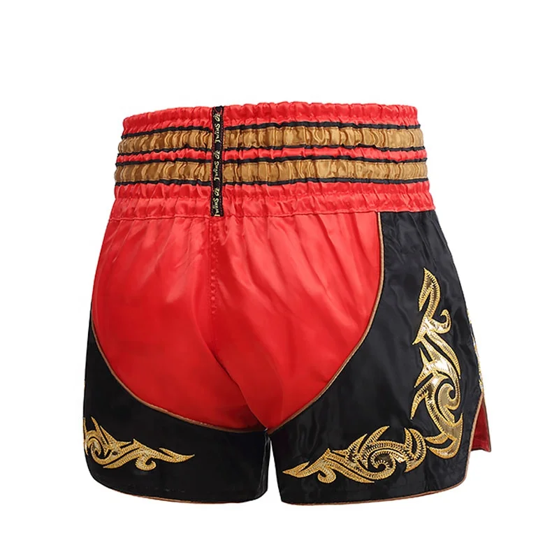 Gold Tiger Raja Muay Thai Shorts MMA, Thai Boxing, Kickboxing 