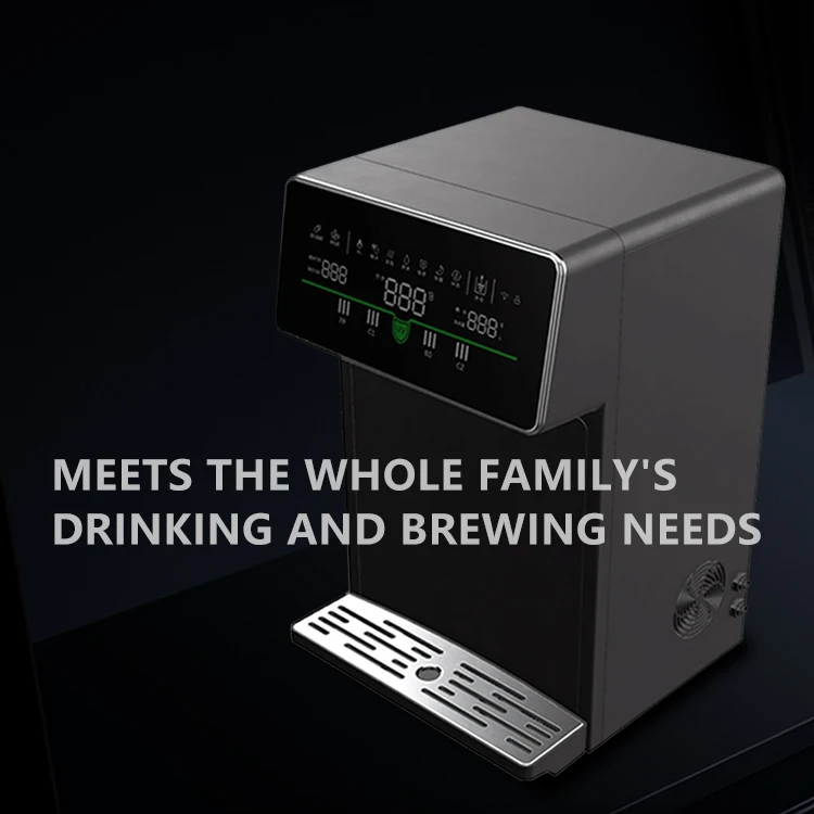 High Quality Counter Top RO Reverse Osmosis Water Dispenser 5L Big Water Tank Modern Cool Design for Household Use