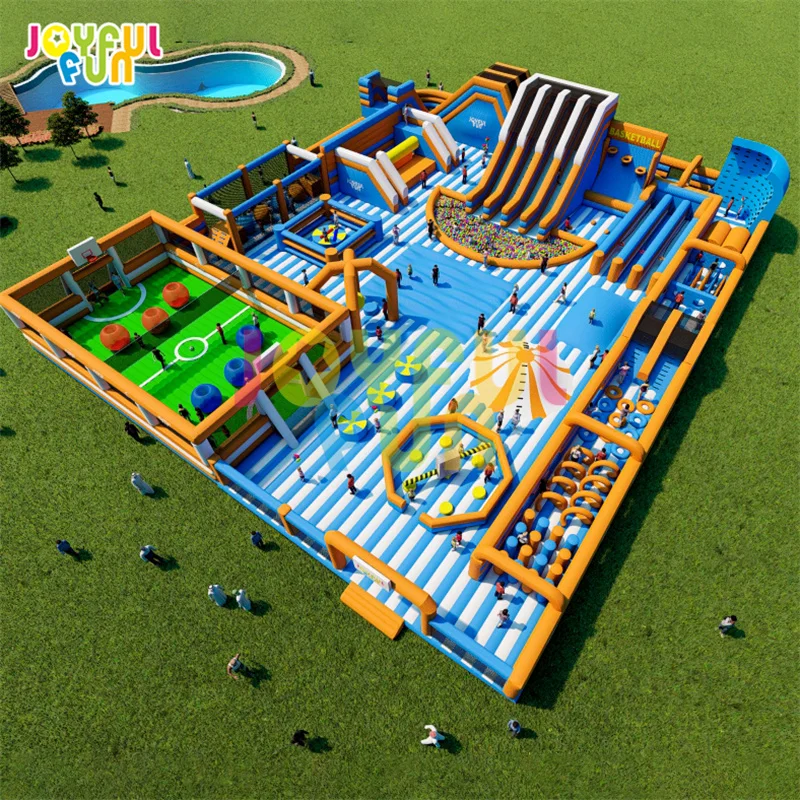 JOYFUL FUN Giant Inflatable Indoor Theme Park Inflatable Playground ...