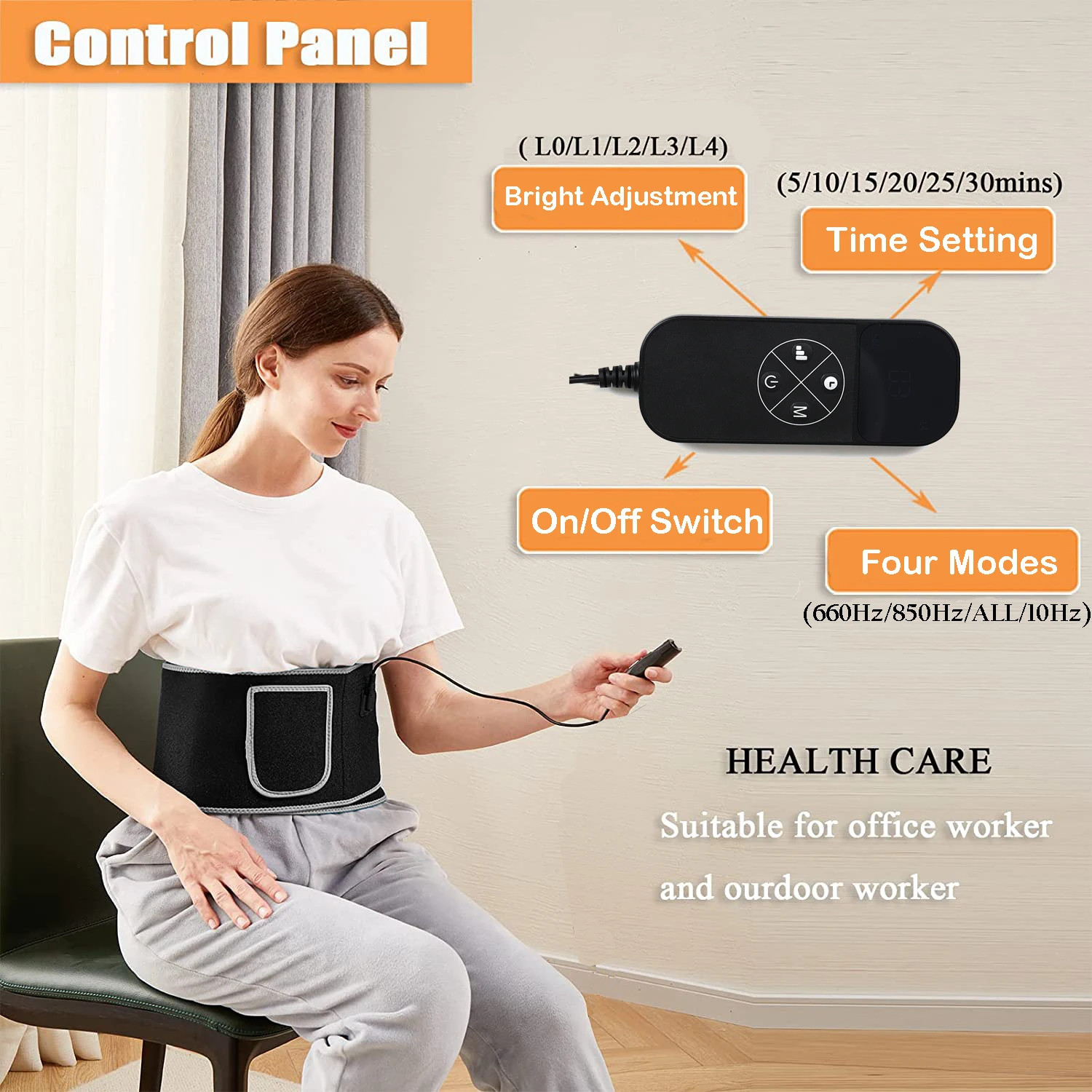 Amazon Best Selling Home Use Near Flexible Nushape Lipo Wrap 130 Leds Large Red Red Light Therapy Wrap Belt for Fat Loss