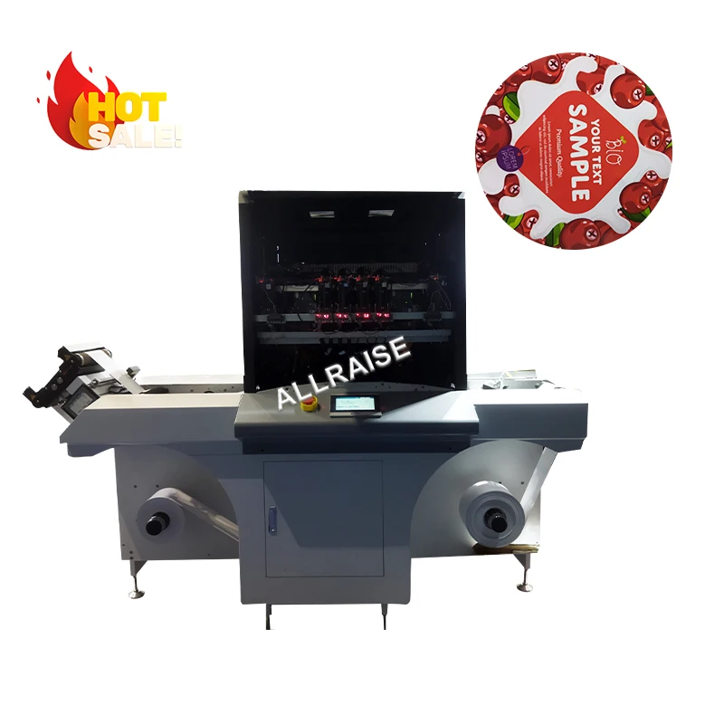 Automatic CMYK UV Ink Label Paper Printer Coated Copperplate Coarse Paper Digital Printing Machine