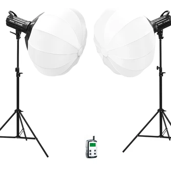 KT-HC302  (HC-1000SB II)  NiceFoto 100W 5600K Daylite CRI 95+ COB LED Video Light Kit