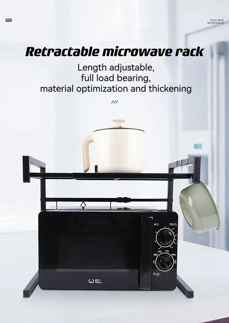 New Arrival Reasonable Price Kitchen Domestic Metal Shelves Slot