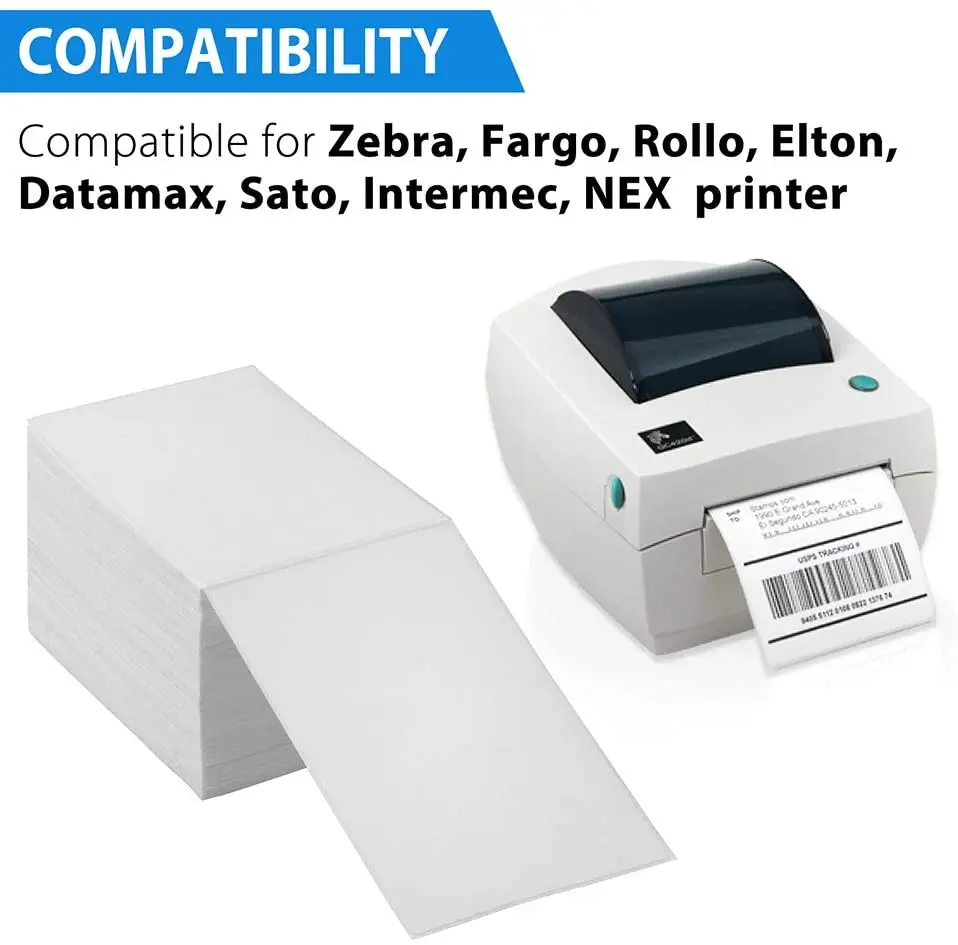 2 Rotoli Etichette Termiche 4x6 Pollici - 500 Pezzi Totali, Adesivo Forte Per Spedizioni - Foto 14