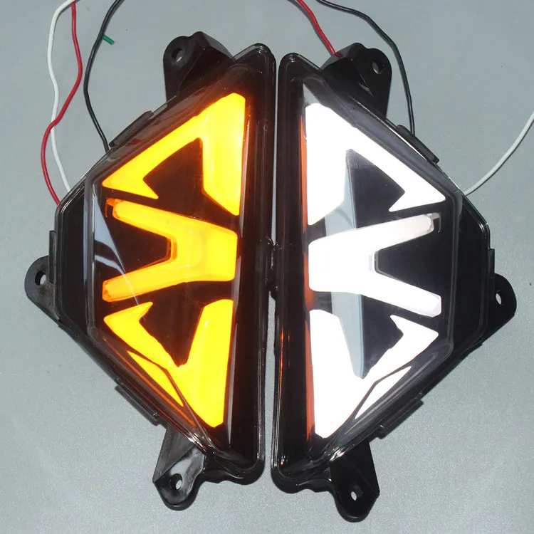 Kawasaki Zx25r Zx4r Modified Head Signal Lamp & H4 Led Bulb - Oem