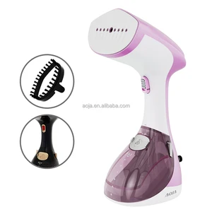 AOJA Anti-Calc Deep Wrinkle Removal Handheld Steamer 1700W Stainless Steel Panel 360ML Tank Home Travel Ready