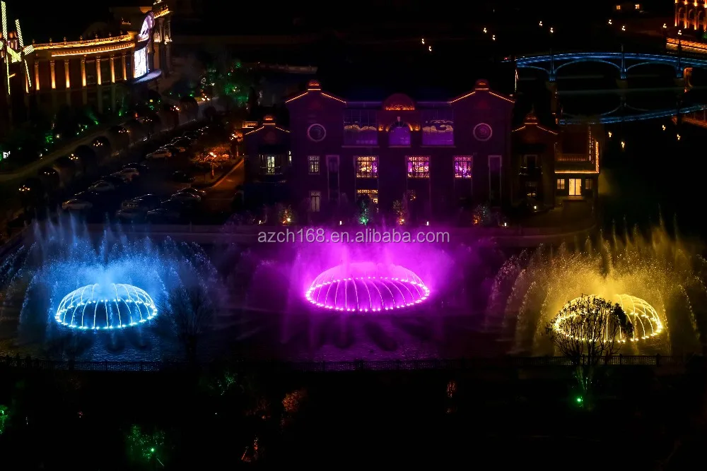 Customized Watershow Project High Quality Dancing Water Musical Fountain Equipment