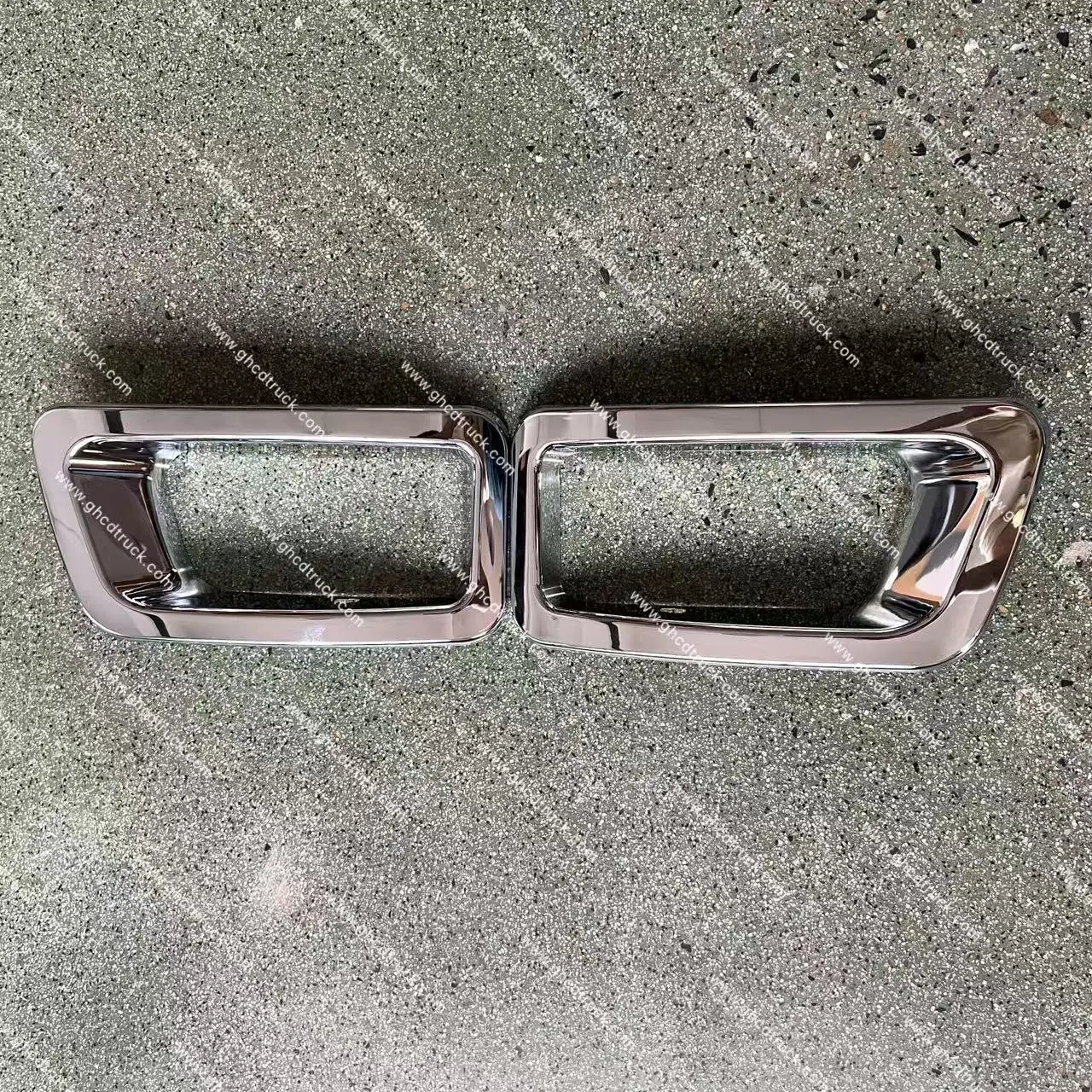 GHCD HOT PRODUCT/FACTORY PRICE CHROME FOG LAMP FRAME for JAPANESE TRUCK ISUZU NPR/ELF/HINO/MITSUBISHI/NISSAN