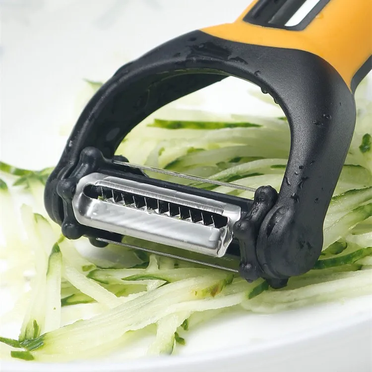 Профессиональные Кухонные гаджеты 3 в 1 кухонная овощерезка с острыми лезвиями из нержавеющей стали для фруктов открывалкой бутылок