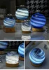 8 cm-bleu-couleur unique