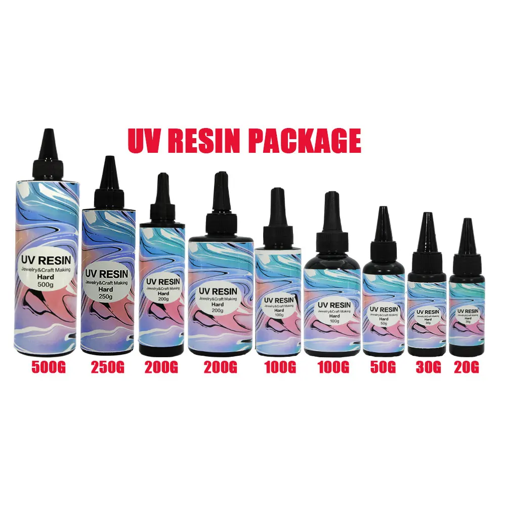 2024 Upgrade New Formula Crystal Clear Uv Epoxy Resin Hard For Diy