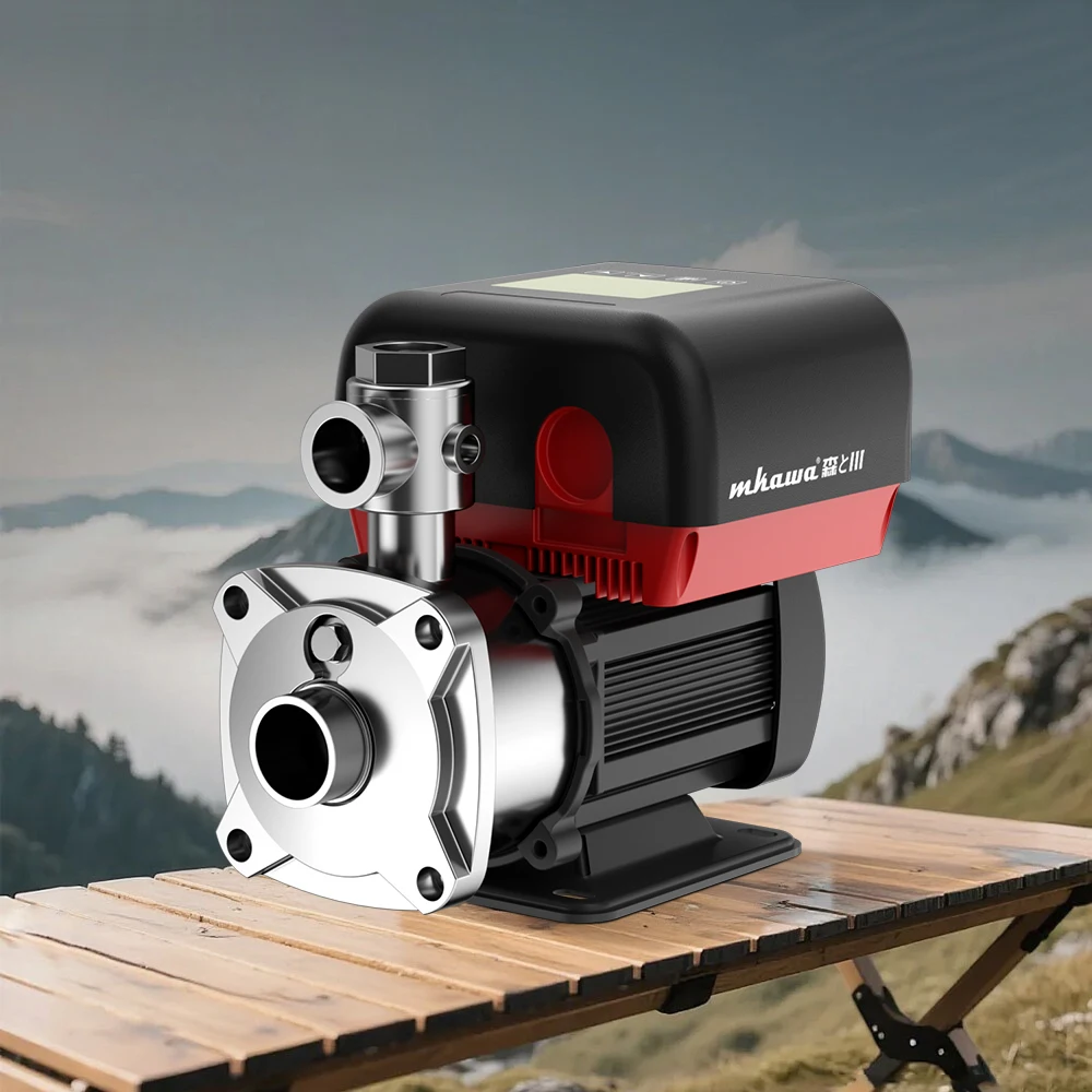 High-Performance Electric Household Booster Pump Stainless Steel Horizontal Multistage Centrifugal Pump Self-Priming Motor