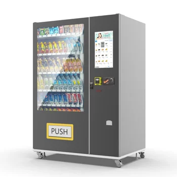 High Quality 21.5 Inch Touch Screen Snack Vending Machines Custom Cooling System For Foods And Drinks