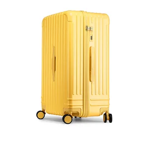 custom logo Neoprene Large Capacity Luggage Suitcase Women 20inch Boarding Case 24inch Travel Suitcase Men Password Lock Rolling