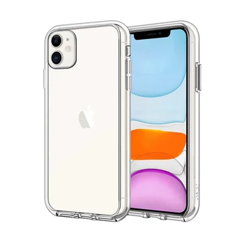 Wholesale Crystal Clear Soft TPU Silicone Phone Case for iPhone 11 12 13 mini pro max for Samsung s21 ultra plus s30